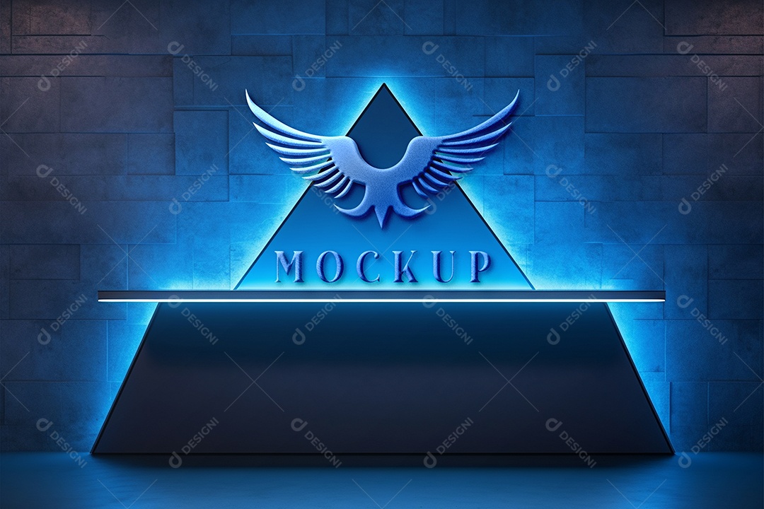 Modelo Mockup de Empresa PSD Editável