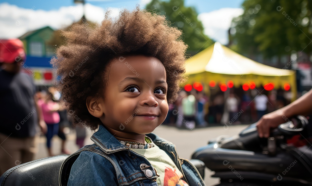 Imagem realista de crianças felizes