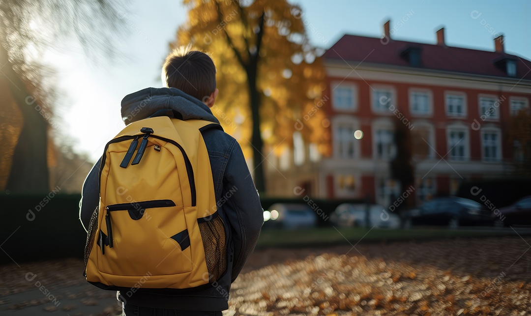 Imagem realista de crianças sobre parque