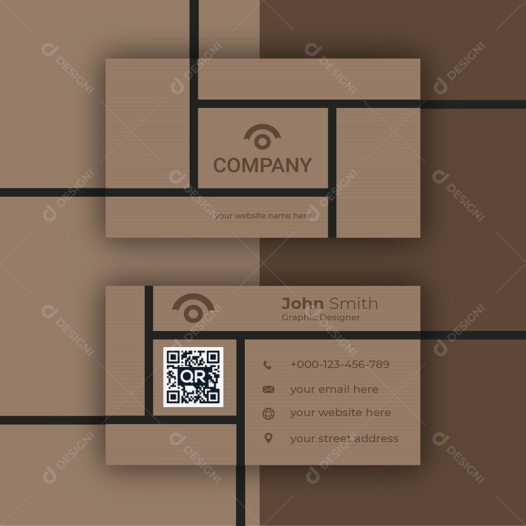 Modelo De Cartão De Visita EPS Editável