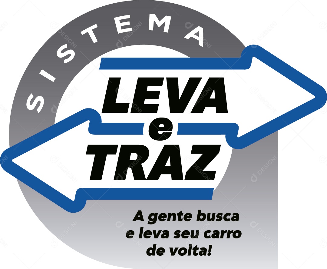 Ícone Leva e Traz Para Auto Center Ilustração Vetor EPS