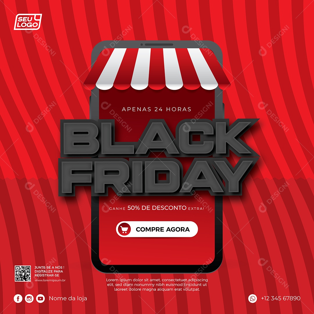 Black Friday Ilustração EPS Editável