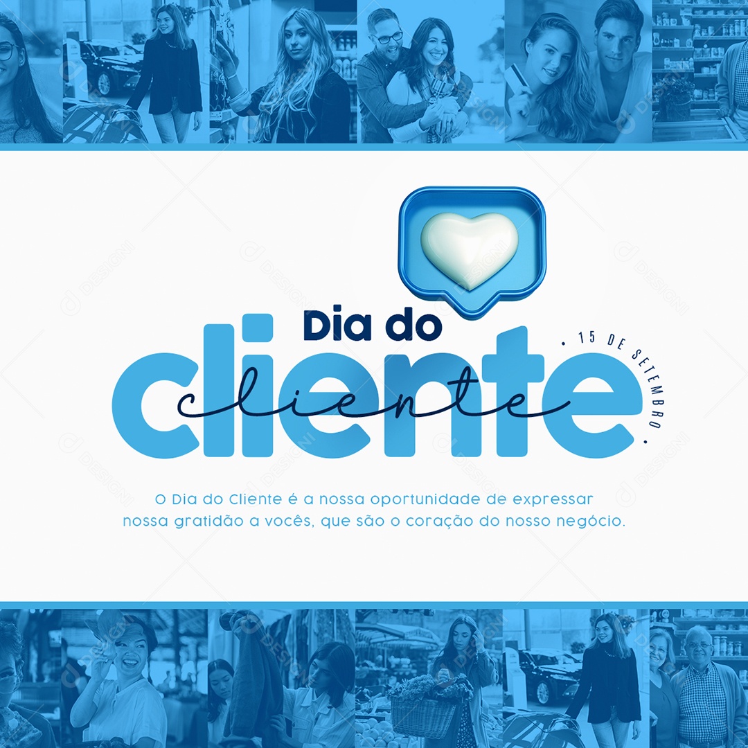Dia Do Cliente 15 de Setembro Social Media PSD Editável