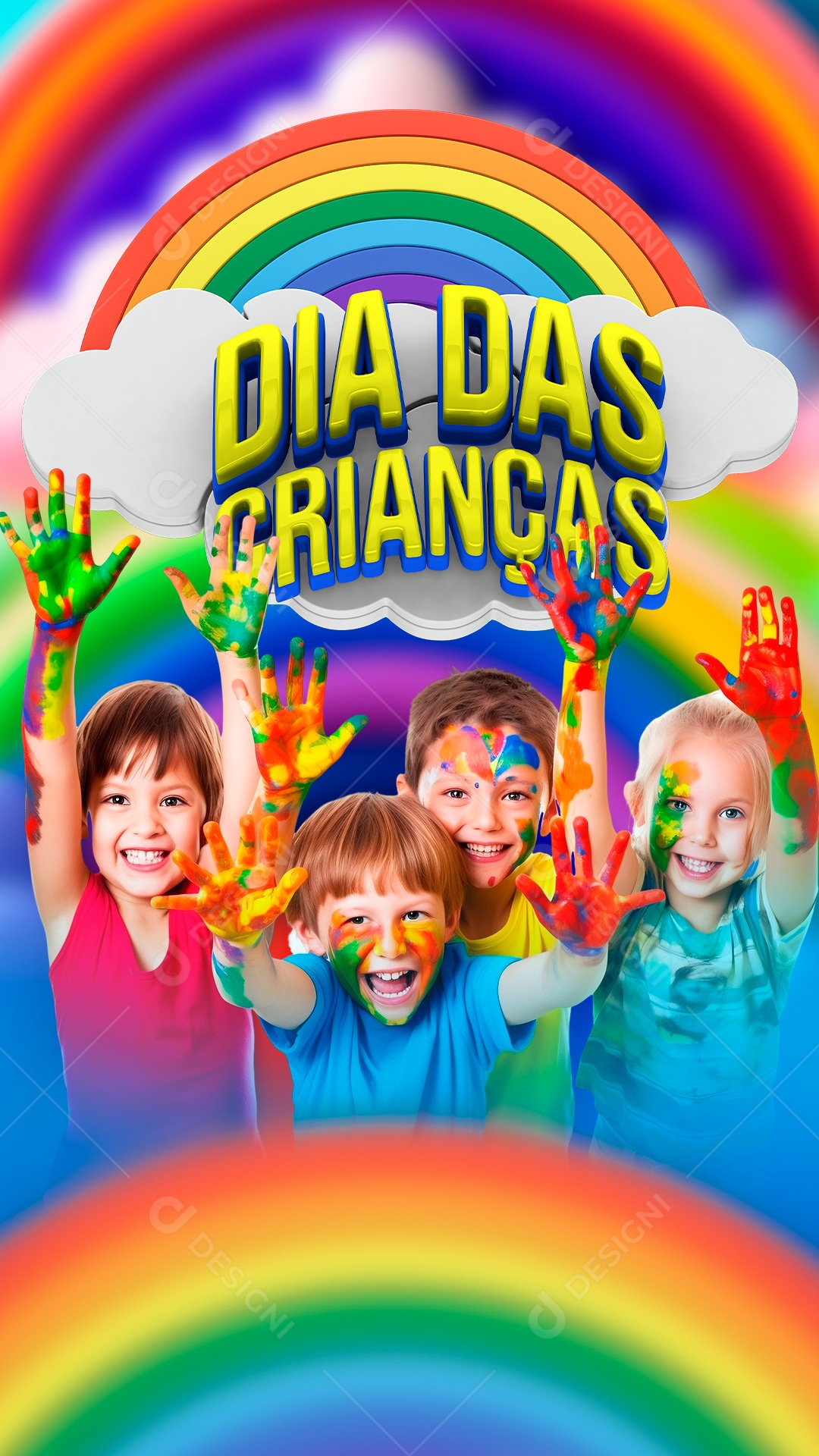 Story Dia Das Crianças Social Media PSD Editável