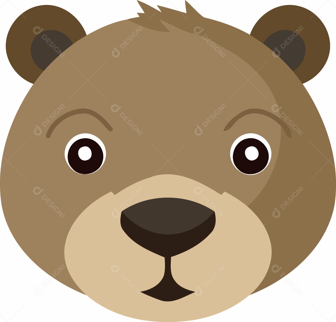 Ilustração de um Urso Vetor EPS