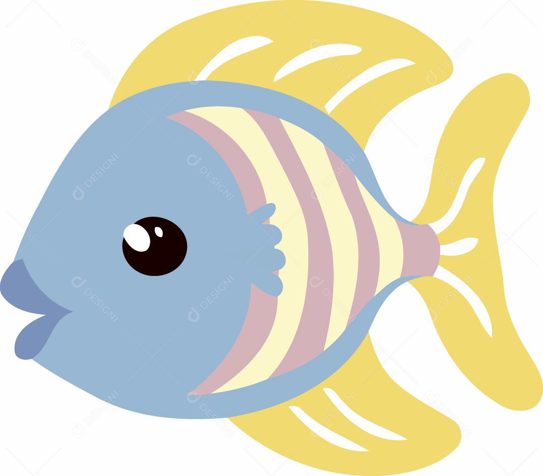 Ilustração de um Peixe Vetor EPS
