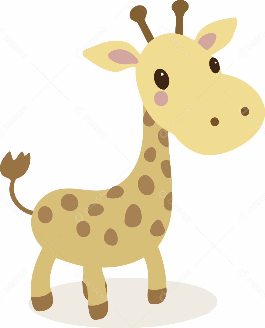 Girafa Ilustração Vetor EPS