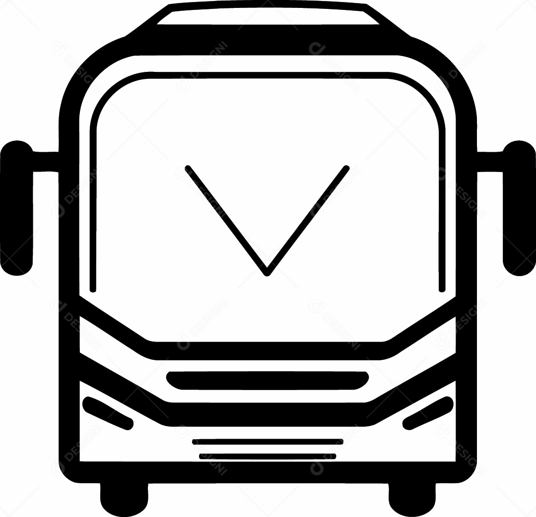 Ônibus Desenho Vetor EPS