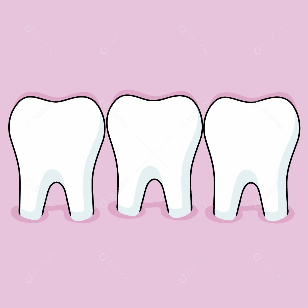 Dentes Ilustração Vetor EPS