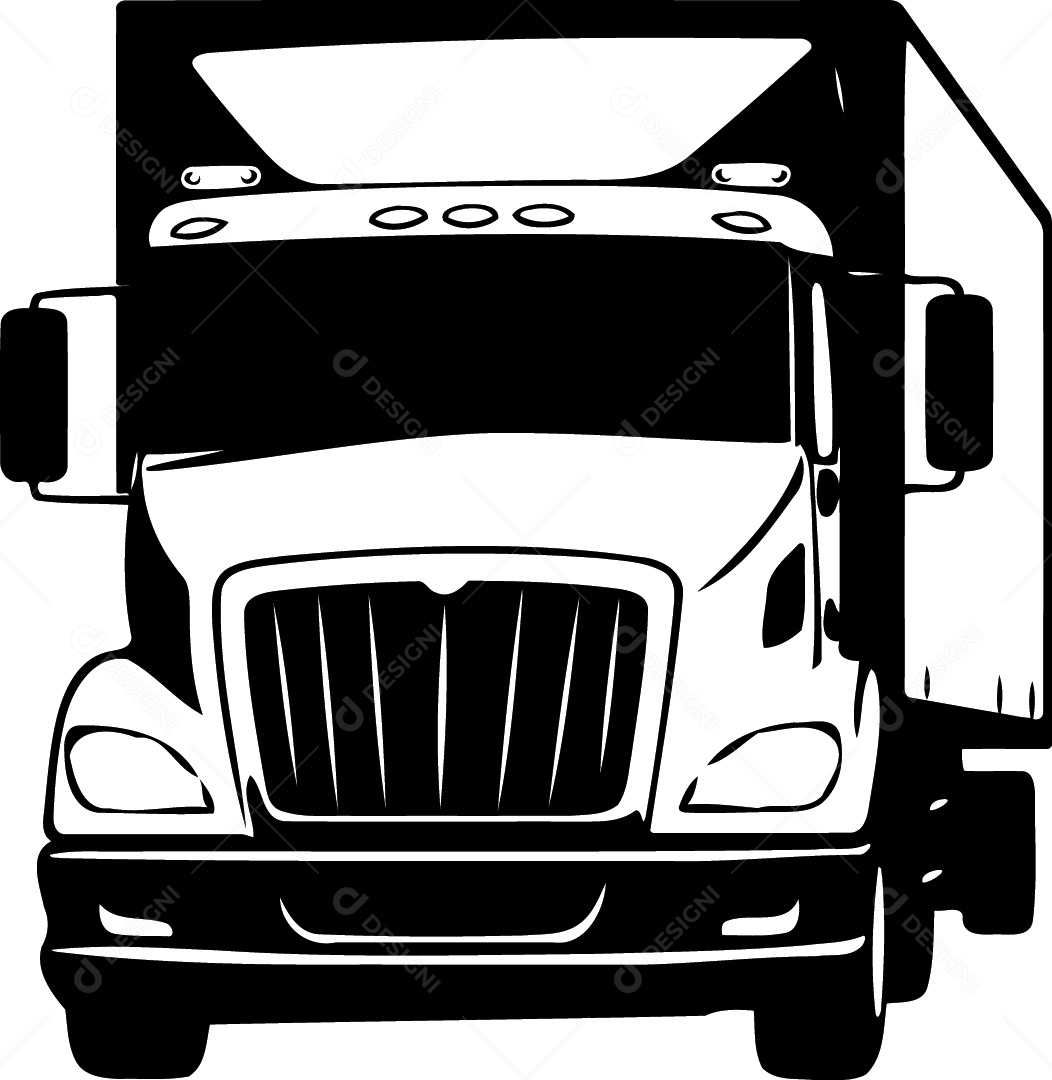 Caminhão Desenho Vetor EPS