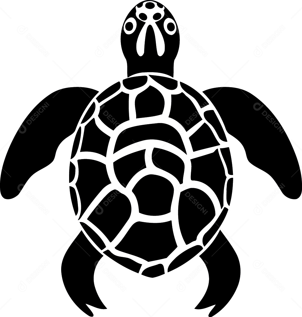 Tartaruga Ilustração Vetor EPS