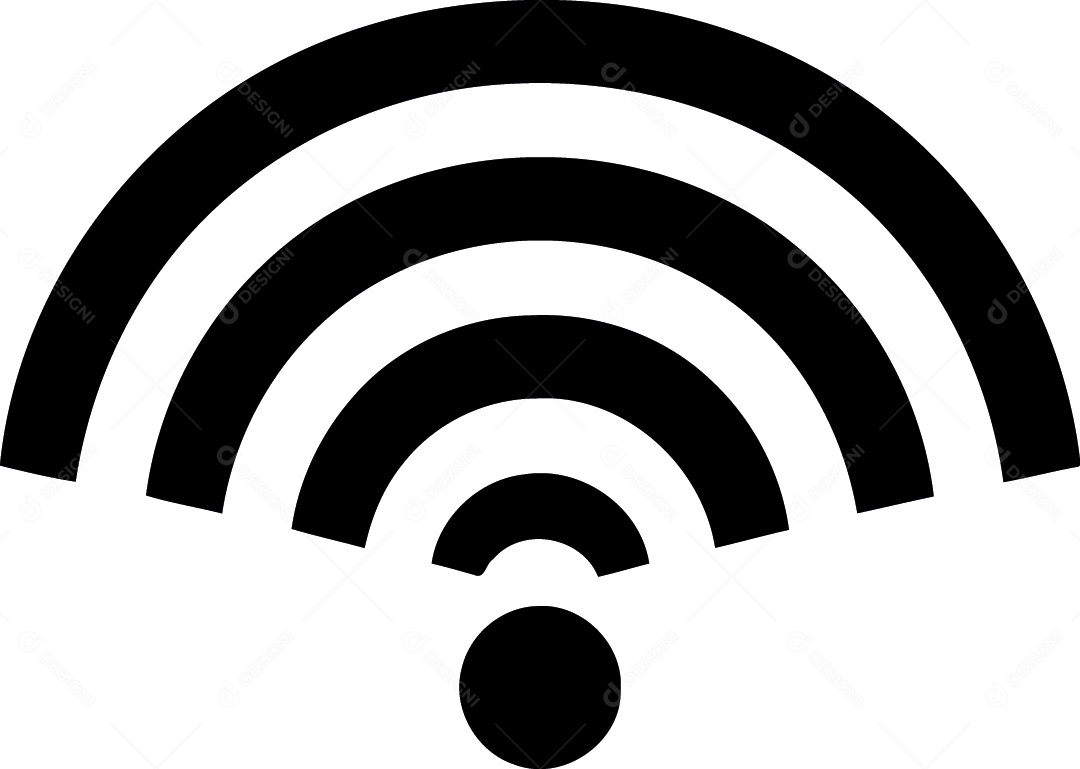 Ícone de Wifi Ilustração Vetor EPS