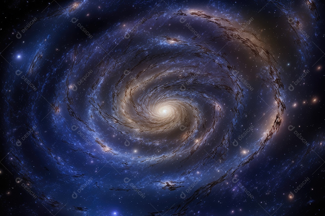 Galáxias, estrelas e planetas dançam na vastidão cósmica