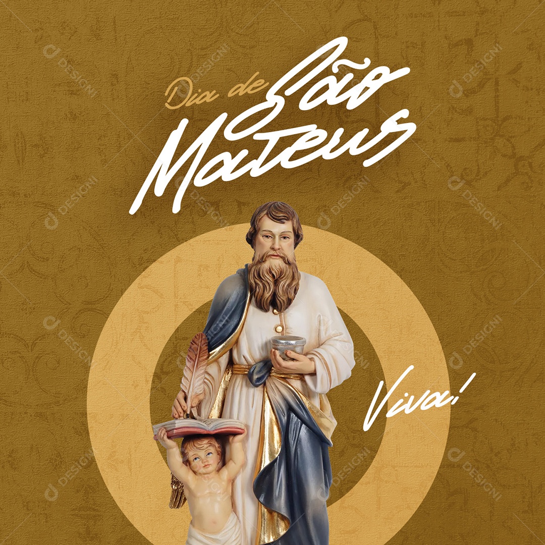 Dia De São Mateus Viva Social Media PSD Editável