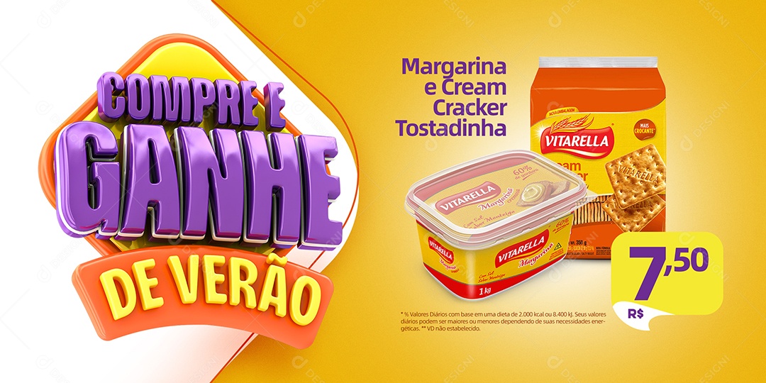 Banner Compre e Ganhe De Verão Social Media PSD Editável