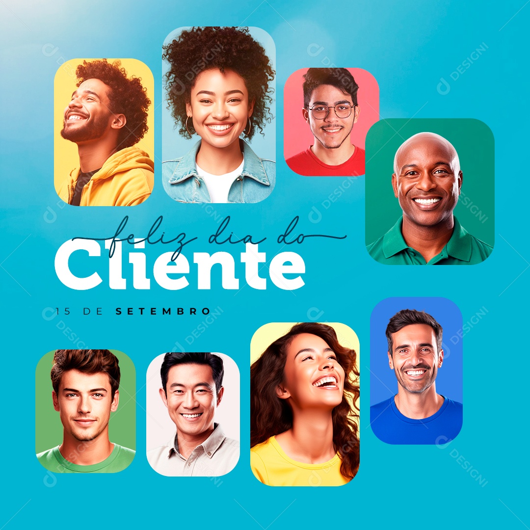 Feliz Dia Do Cliente 15 De Setembro Social Media PSD Editável