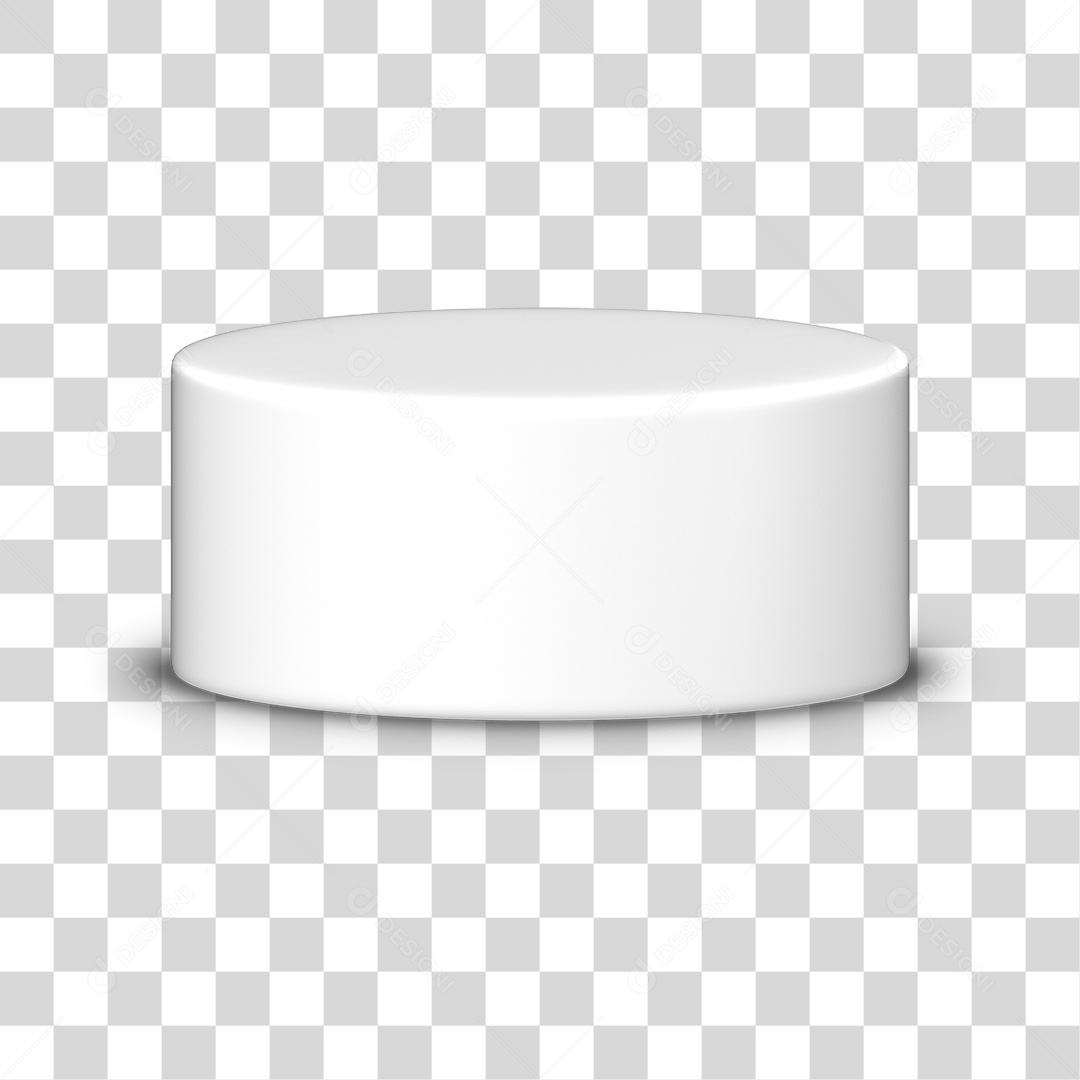 Elemento 3D Pódio para Composição PNG Transparente