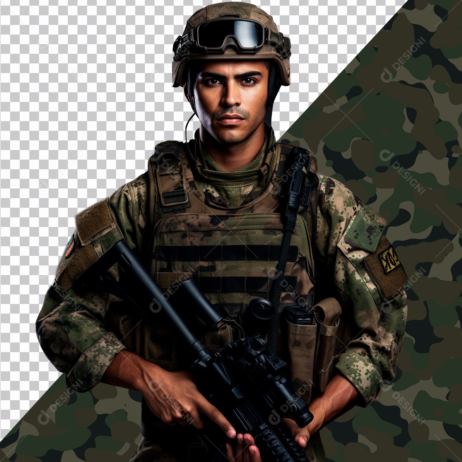 Homem do Exercito PSD