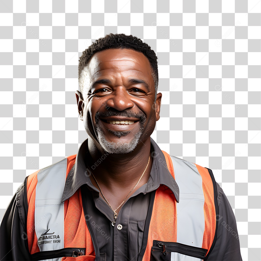 Homem de Uniforme Para Dirigir Caminhão de Entregas PNG Transparente