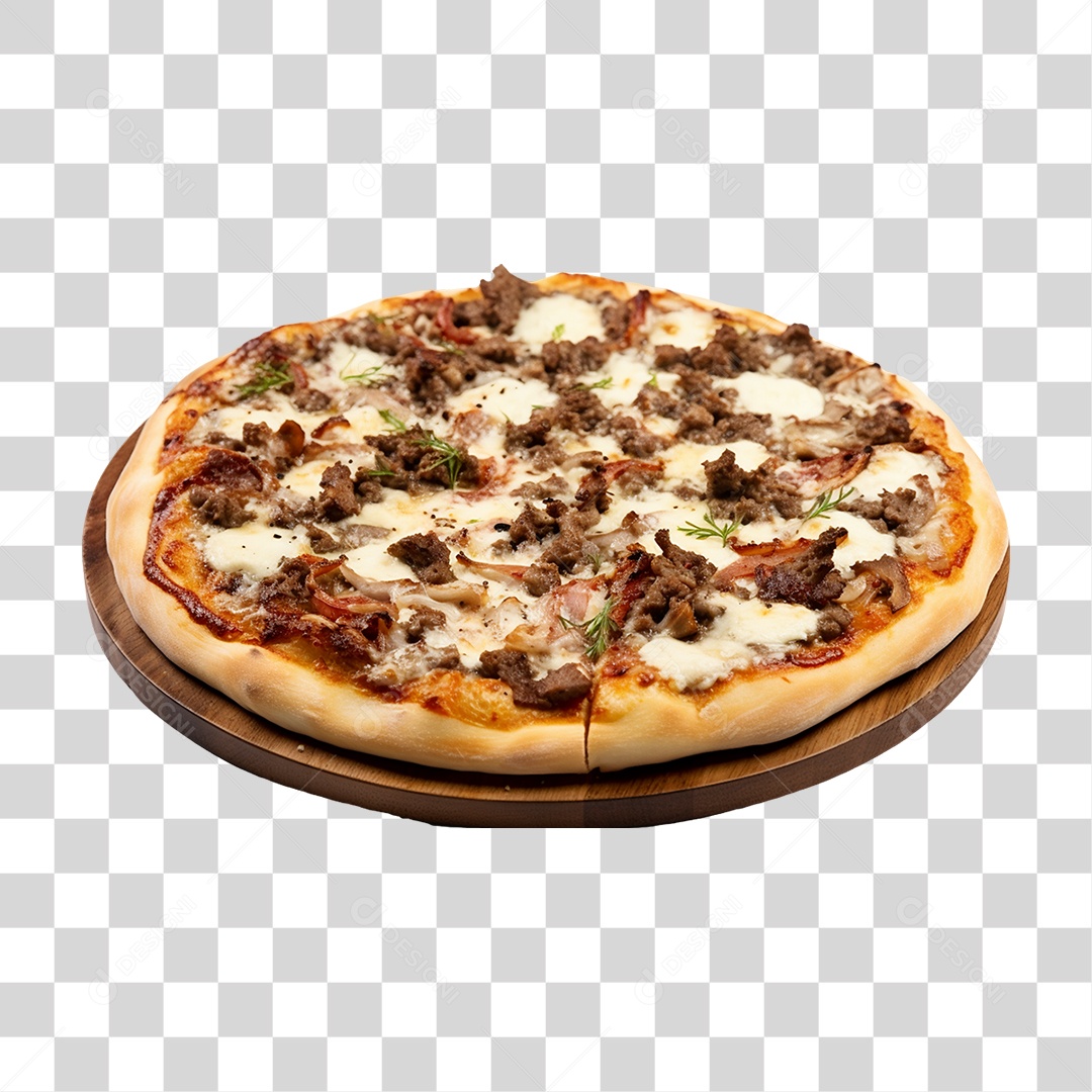 Pizza Vários Sabores PNG Transparente