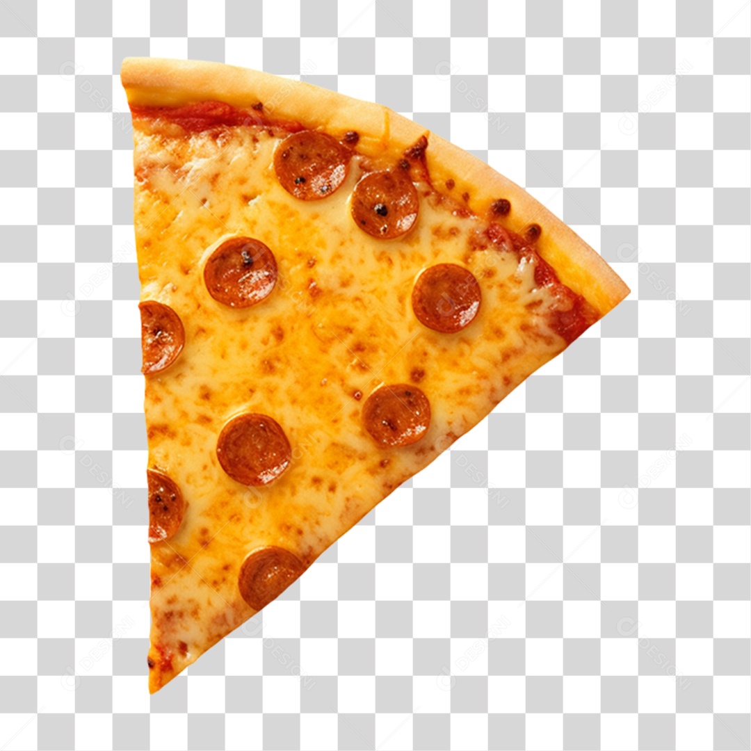Fatia de Pizza Vários Sabores PNG Transparente