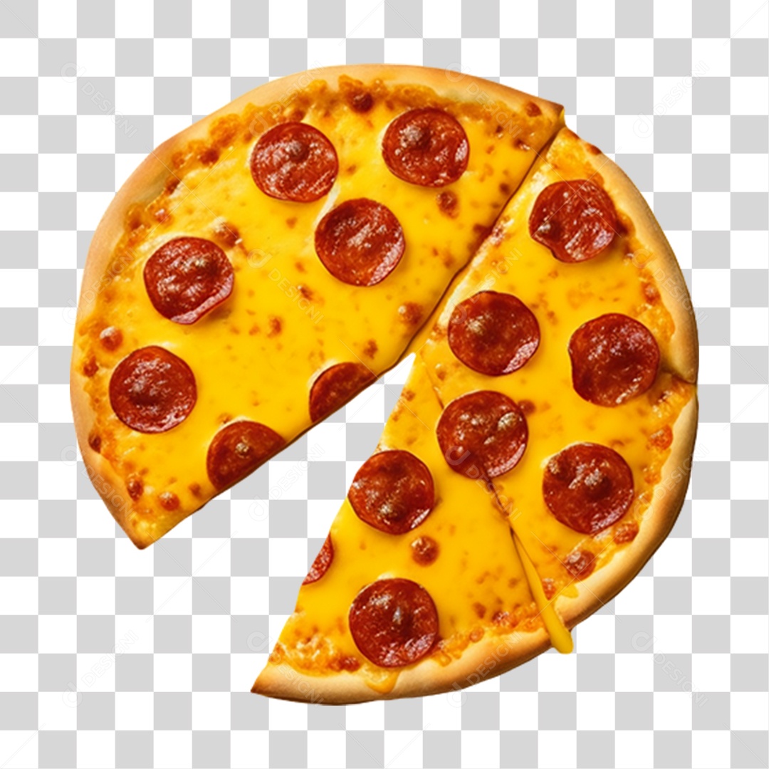 Pizza Various Flavors Transparent PNG