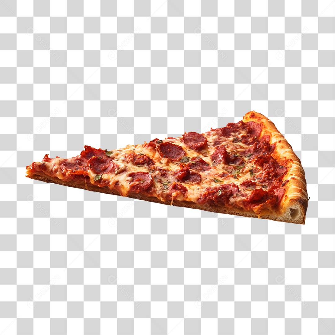 Fatia de Pizza Vários Sabores PNG Transparente