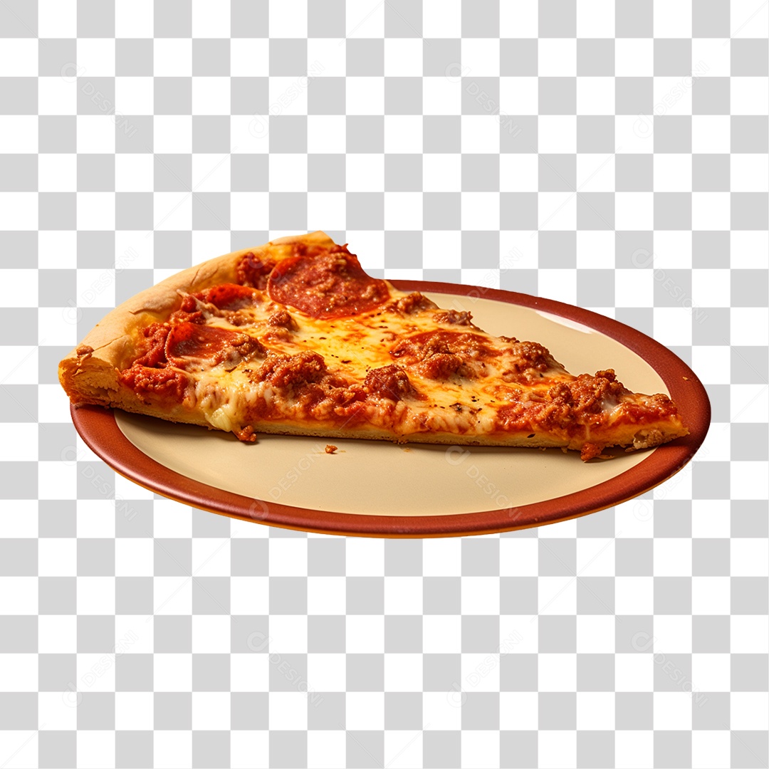 Fatia de Pizza Vários Sabores PNG Transparente