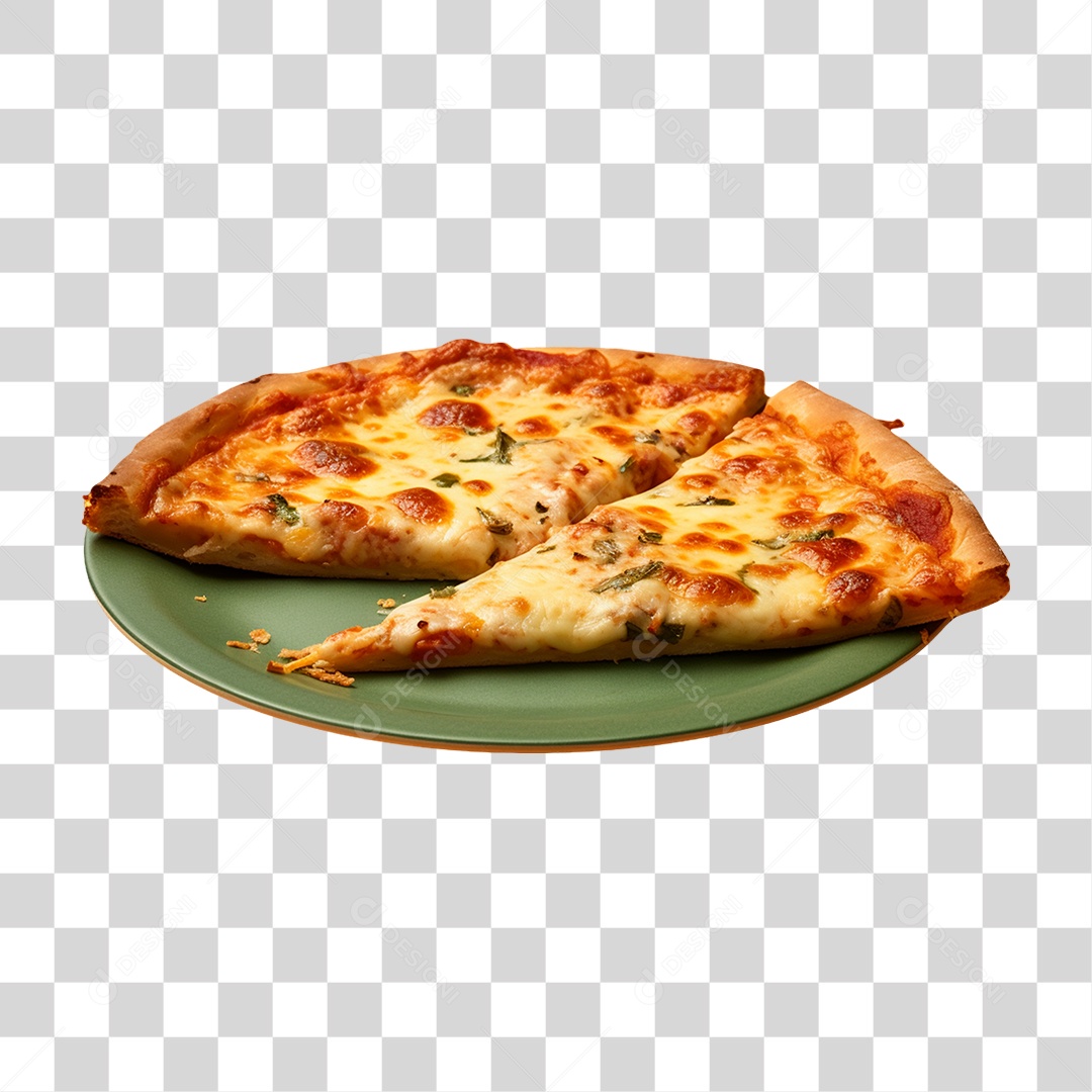 Fatia de Pizza Vários Sabores PNG Transparente