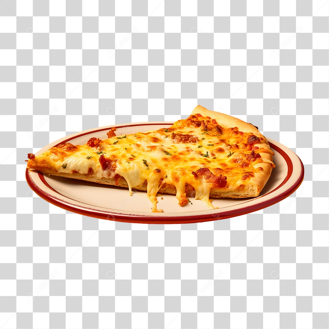 Fatia de Pizza Vários Sabores PNG Transparente