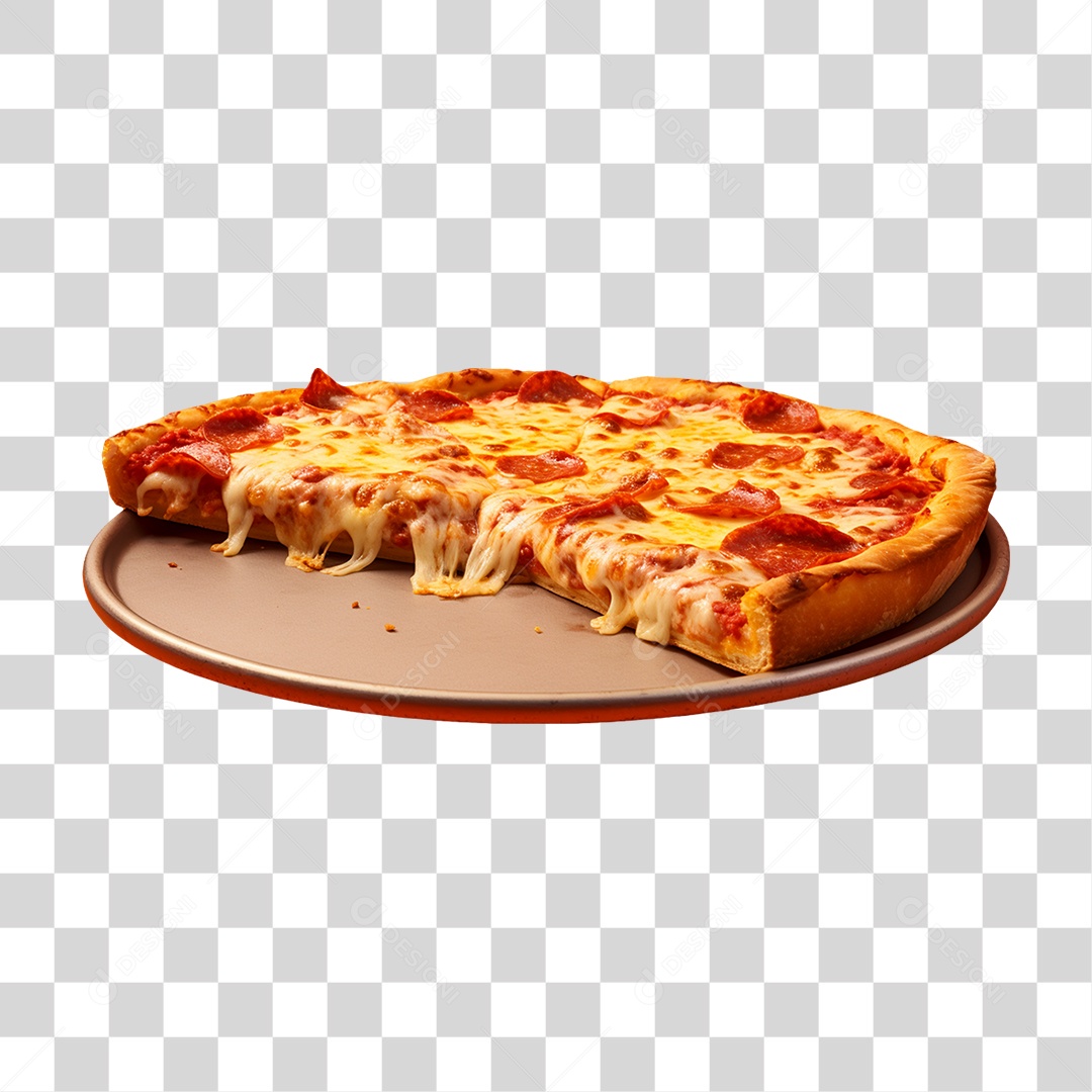 Pizza Vários Sabores PNG Transparente