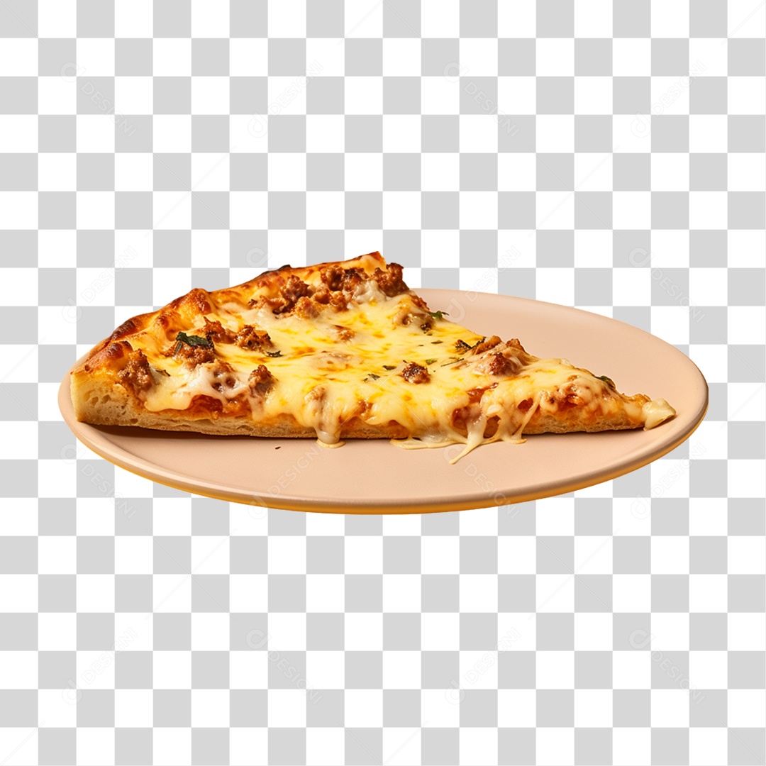 Fatia de Pizza Vários Sabores PNG Transparente