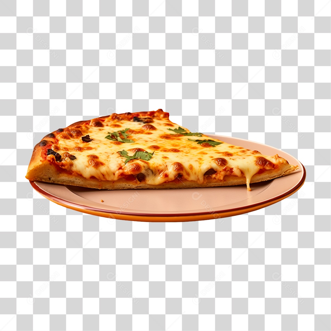 Fatia de Pizza Vários Sabores PNG Transparente