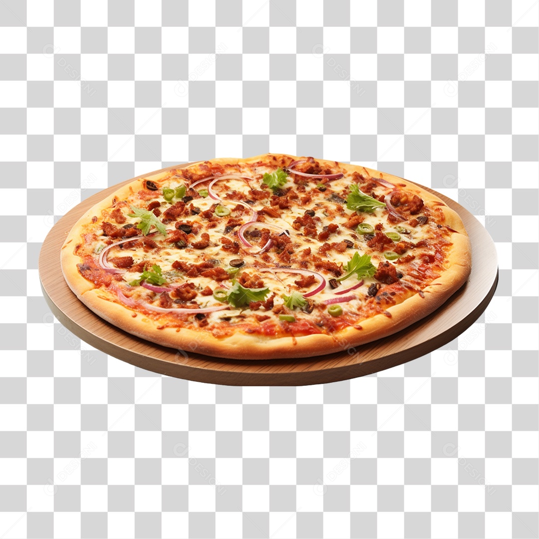 Pizza Vários Sabores PNG Transparente