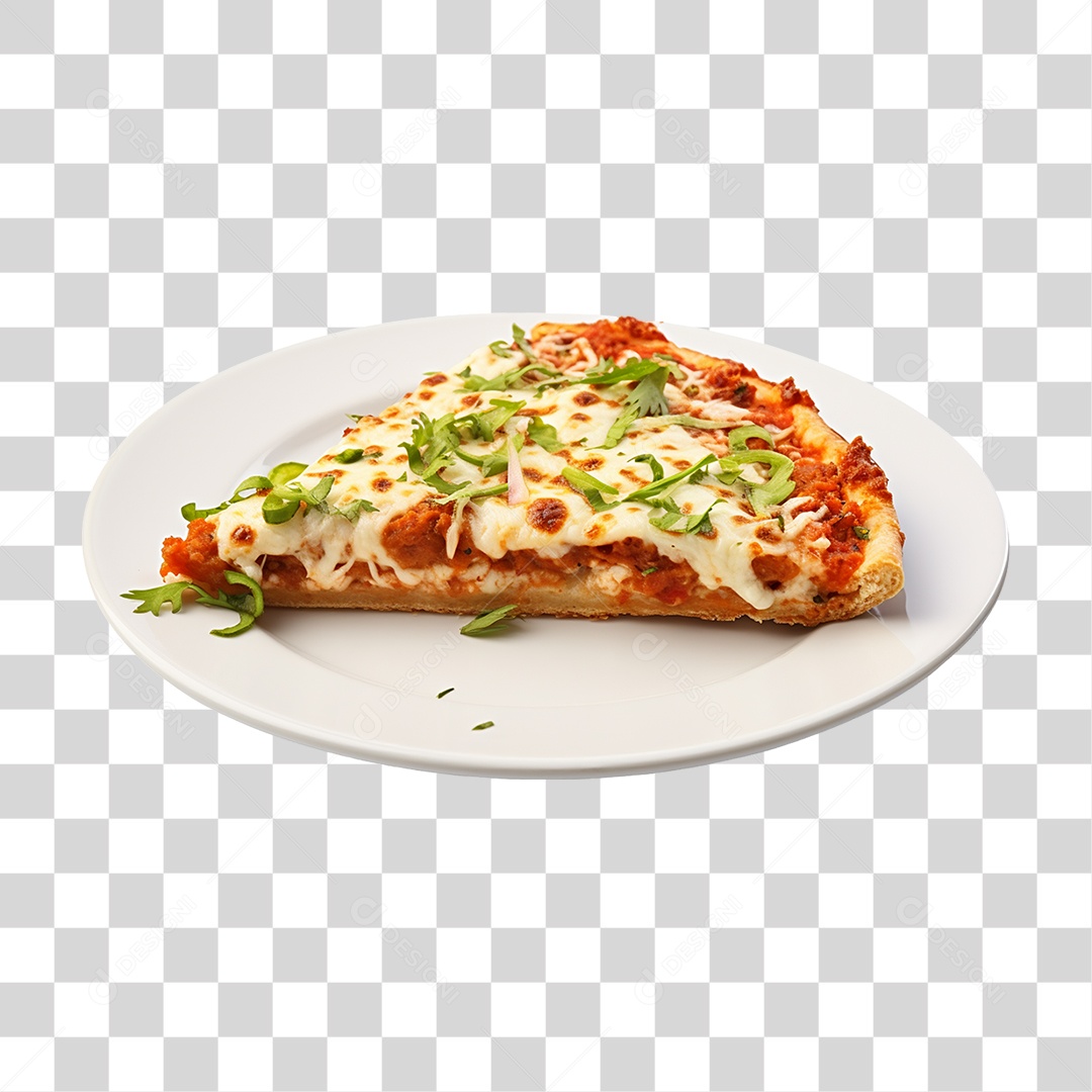 Fatia de Pizza Vários Sabores PNG Transparente