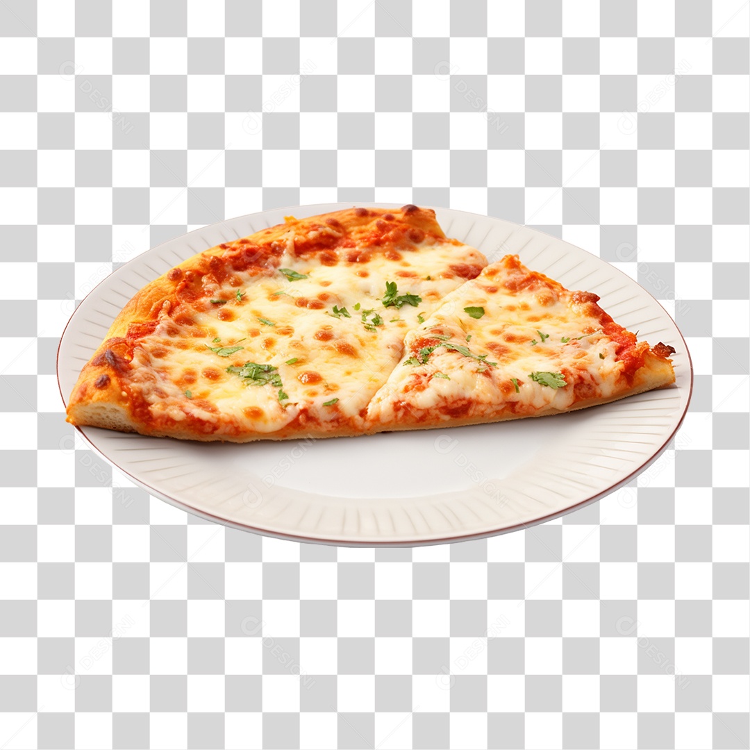 Fatia de Pizza Vários Sabores PNG Transparente