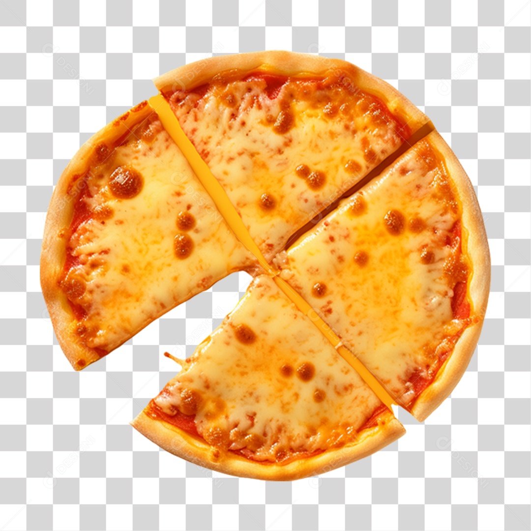 Pizza Vários Sabores PNG Transparente