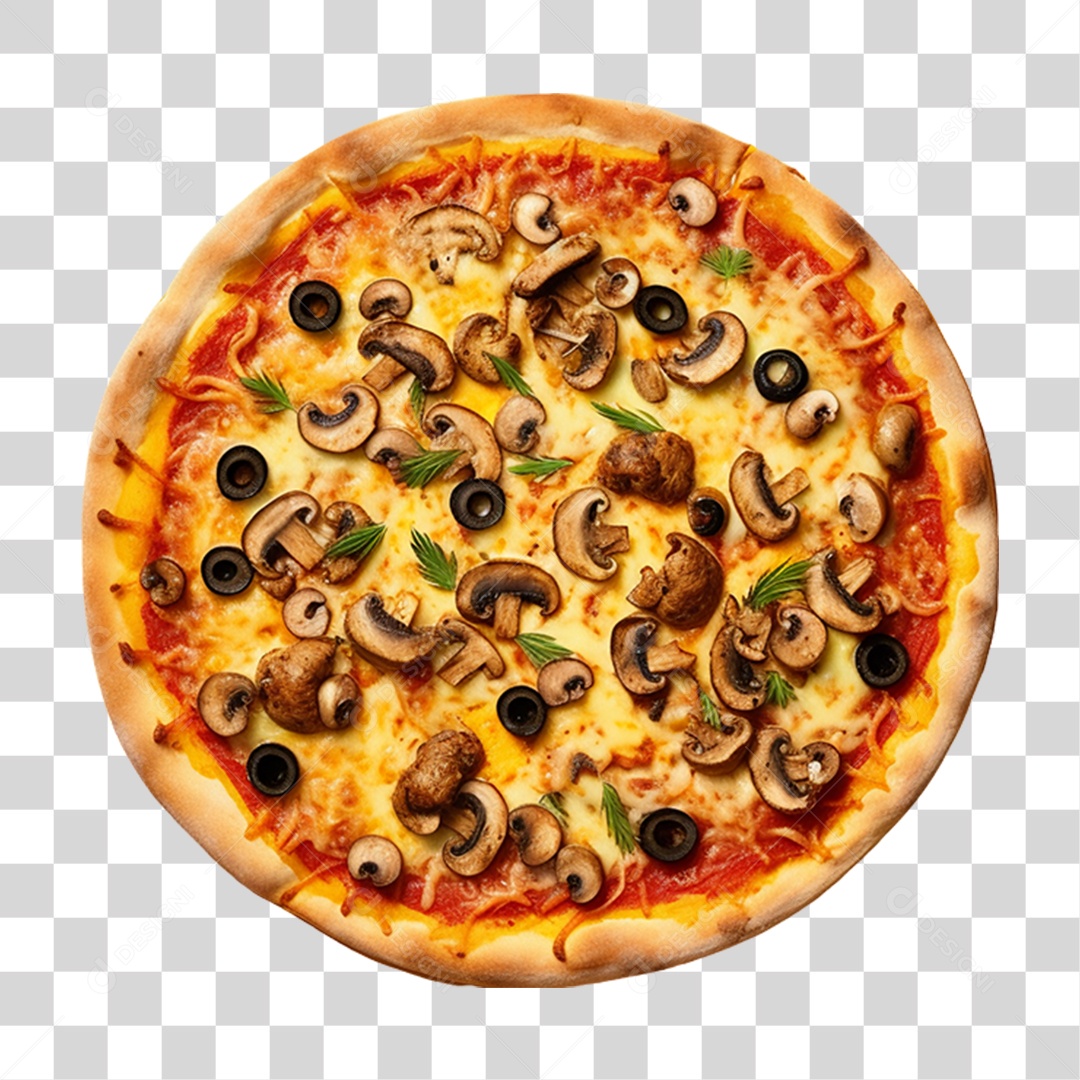 Pizza Vários Sabores PNG Transparente