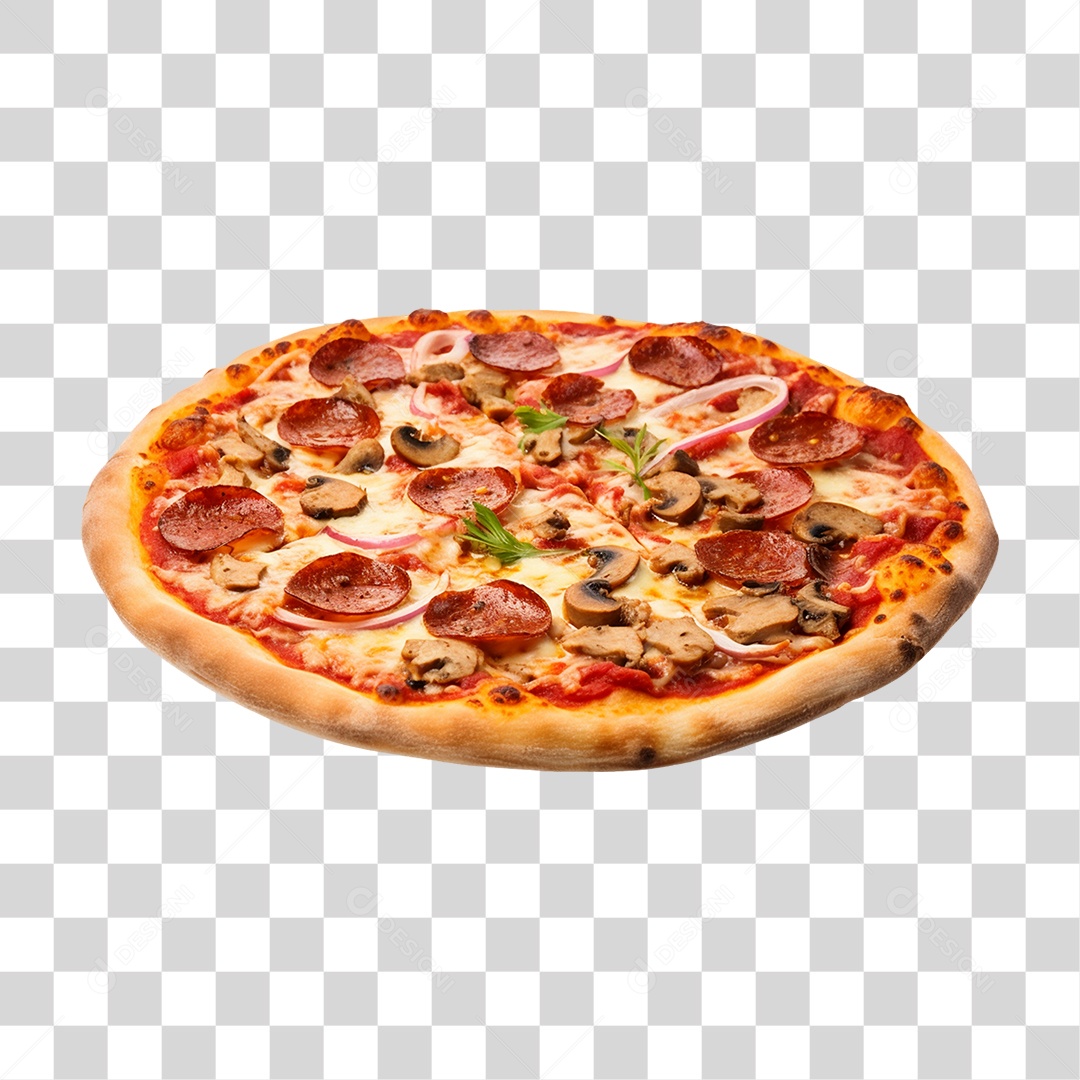 Pizza Vários Sabores PNG Transparente