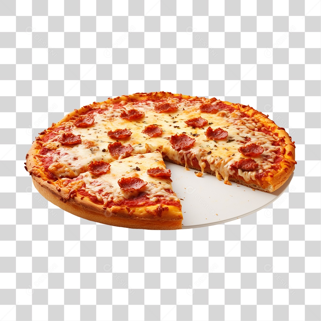 Pizza Vários Sabores PNG Transparente