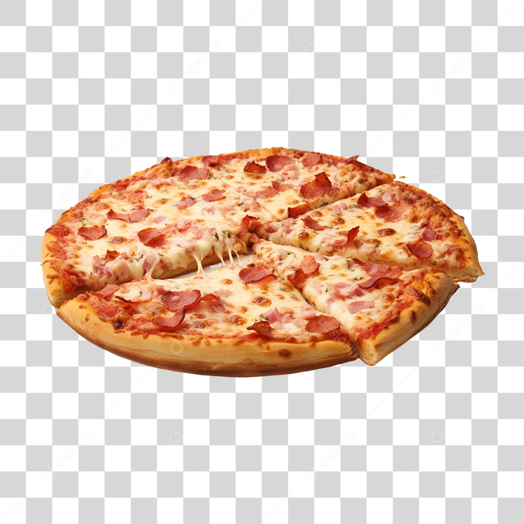 Pizza Vários Sabores PNG Transparente