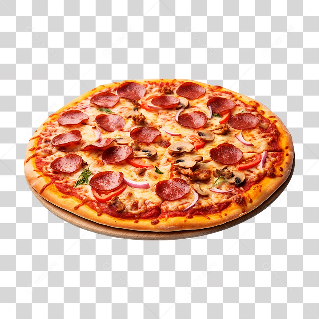 Pizza Vários Sabores PNG Transparente