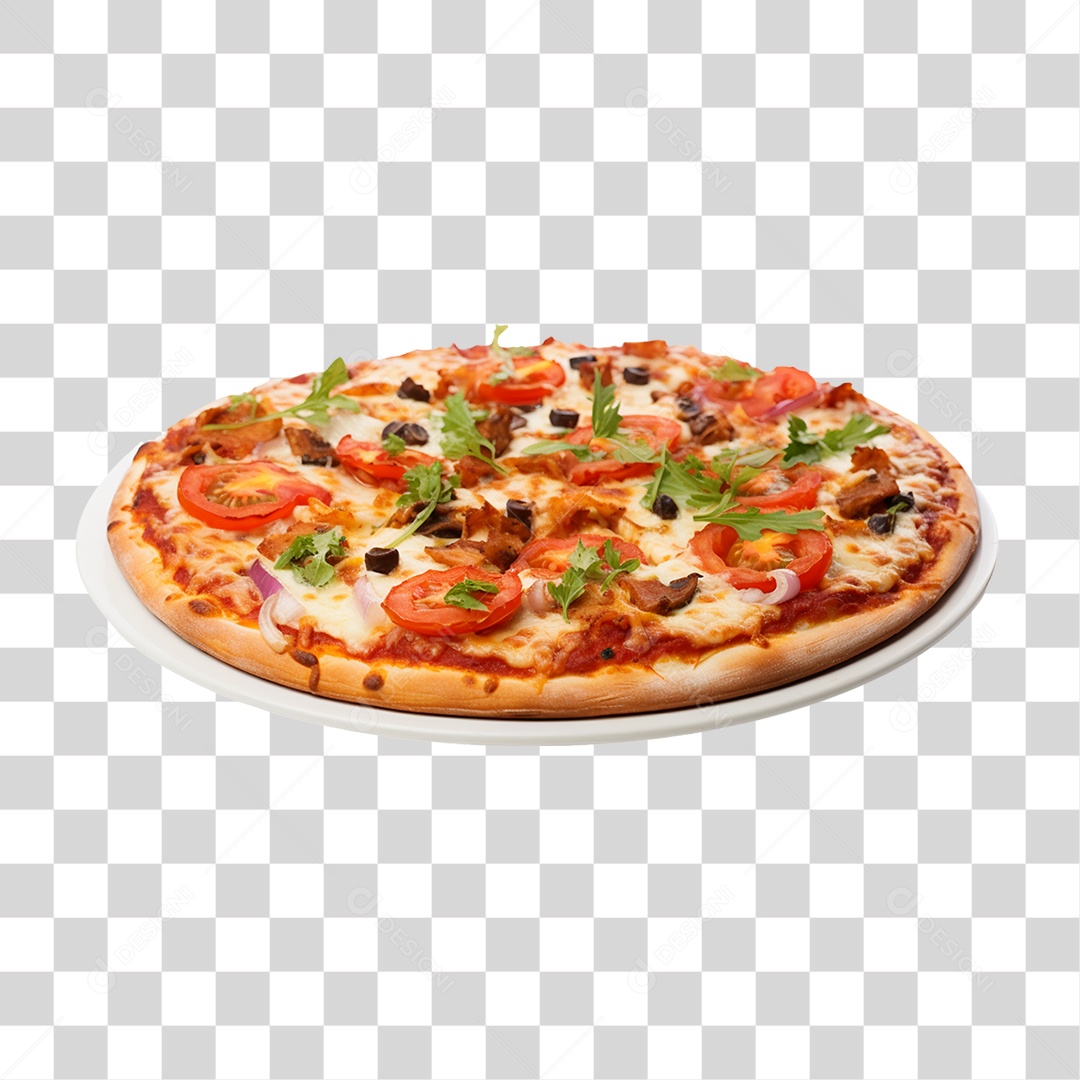 Pizza Vários Sabores PNG Transparente