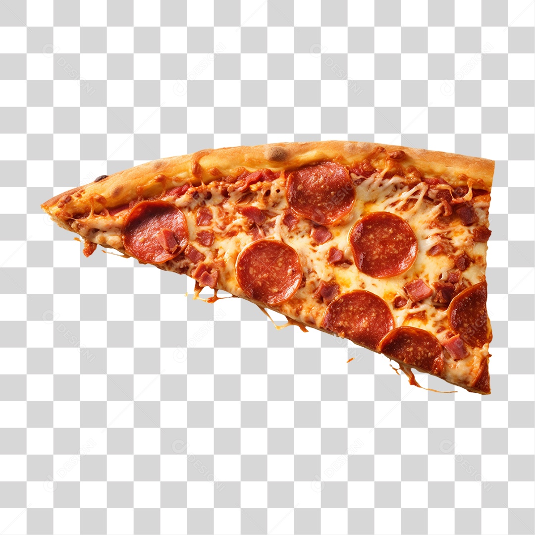 Fatia de Pizza Vários Sabores PNG Transparente