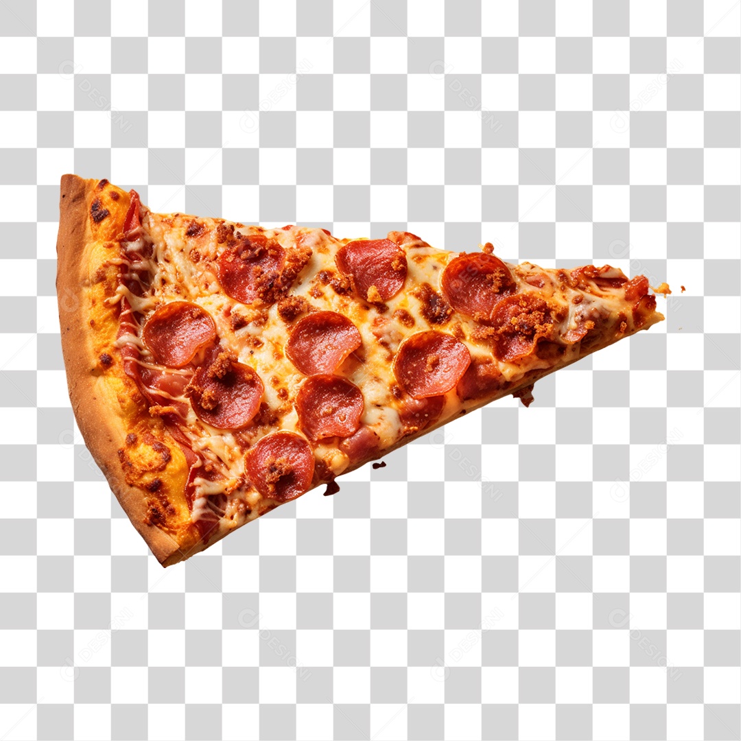 Fatia de Pizza Vários Sabores PNG Transparente