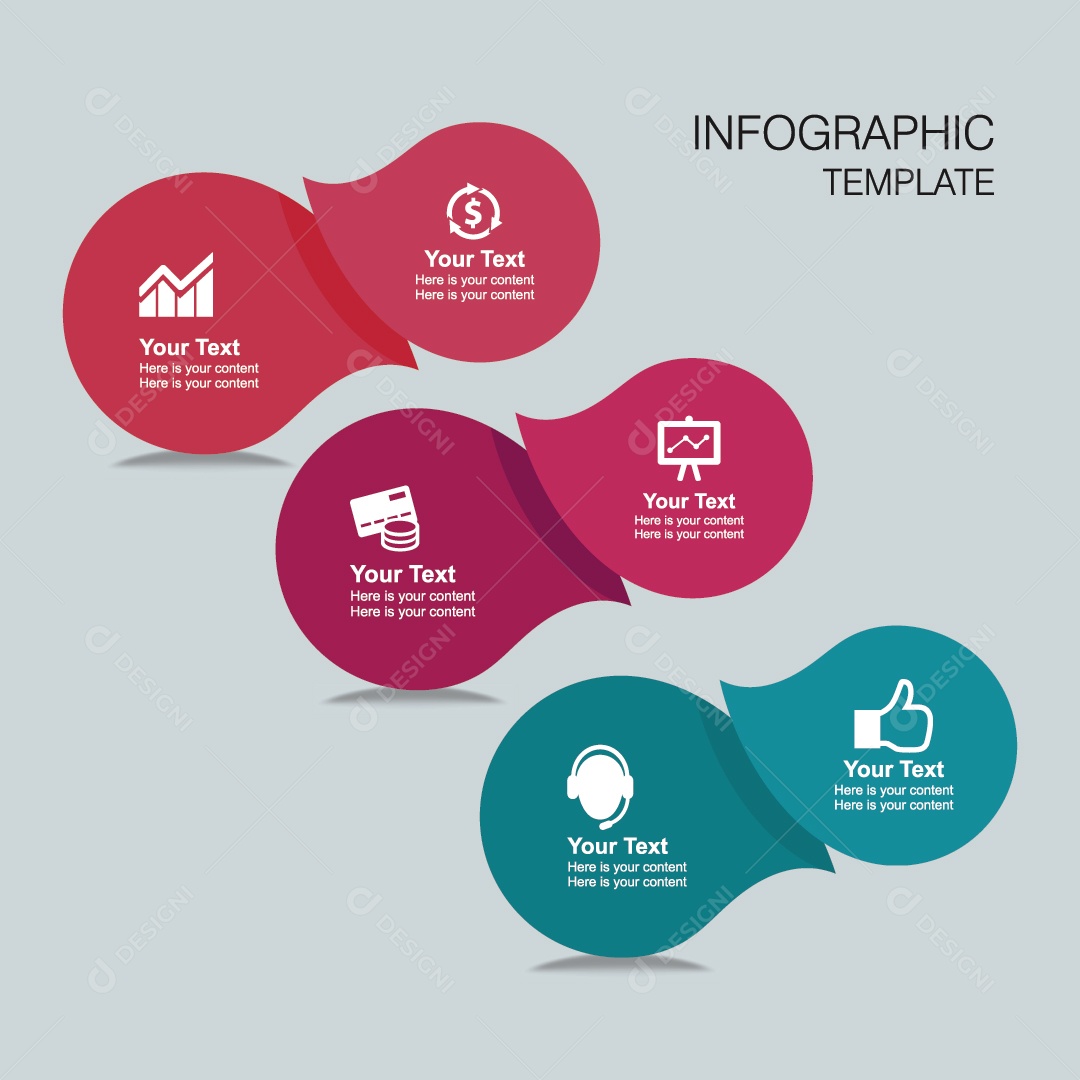 Infográfico Ilustração Vetor EPS