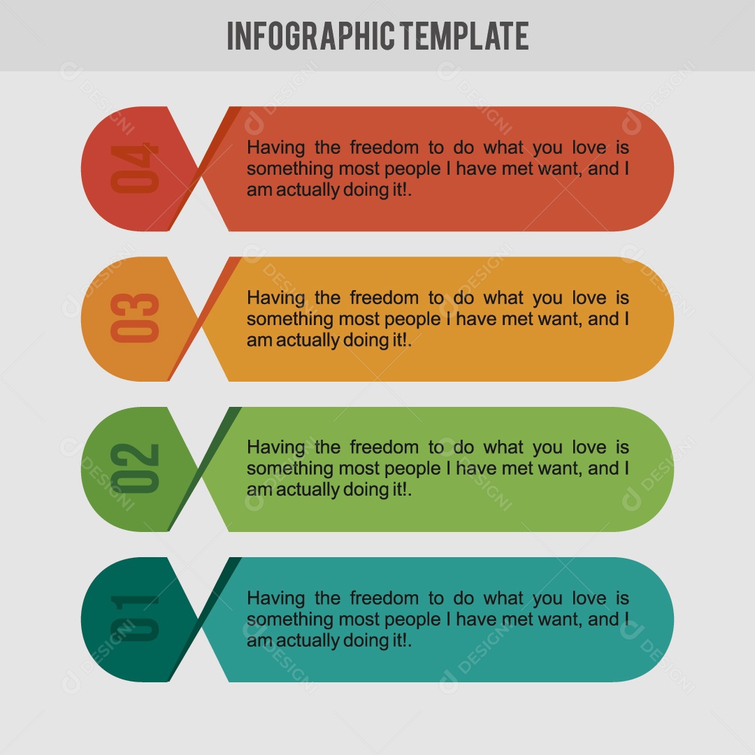 Modelo de Infográfico Ilustração Vetor EPS