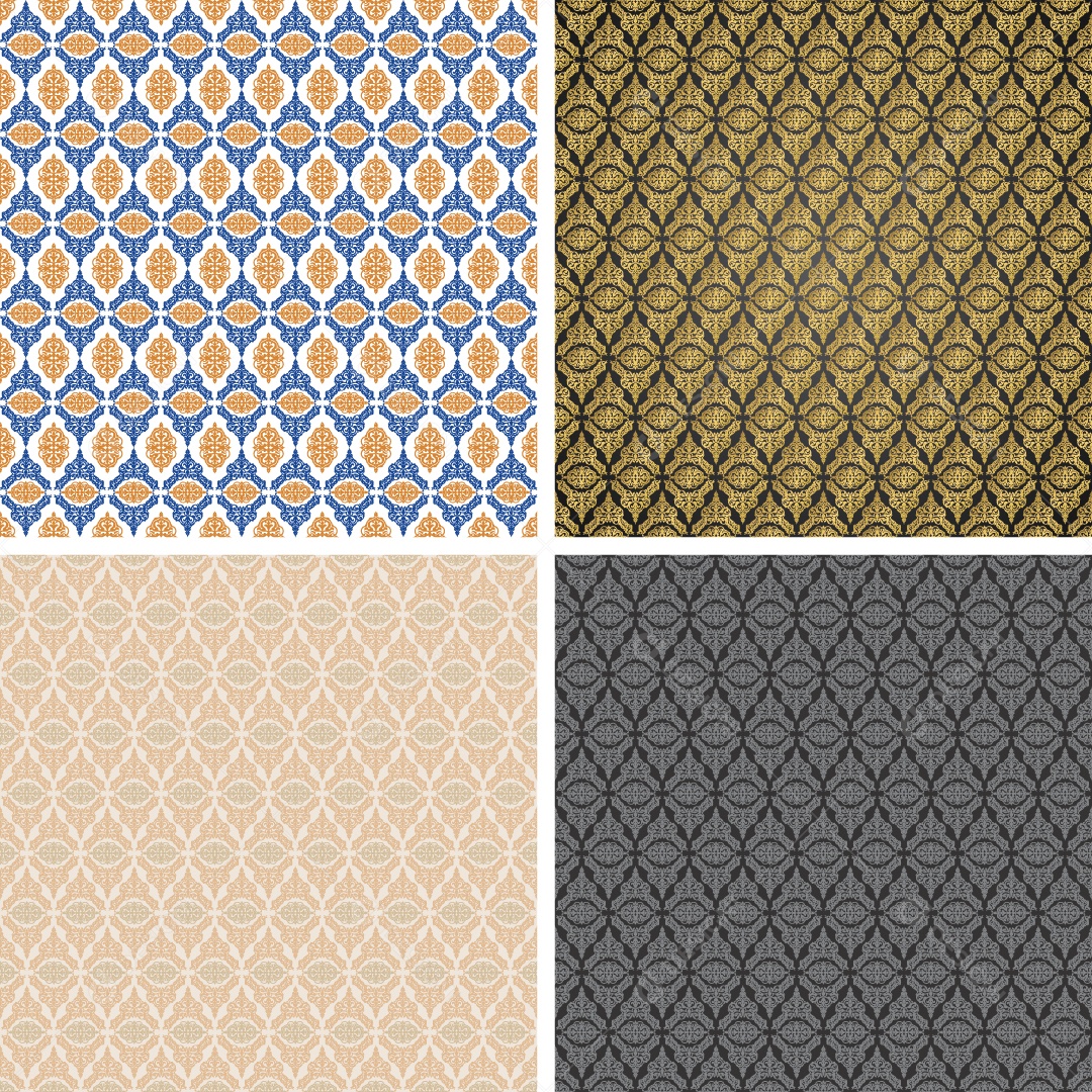 Conjunto de Padrões Ilustrações Vetor EPS