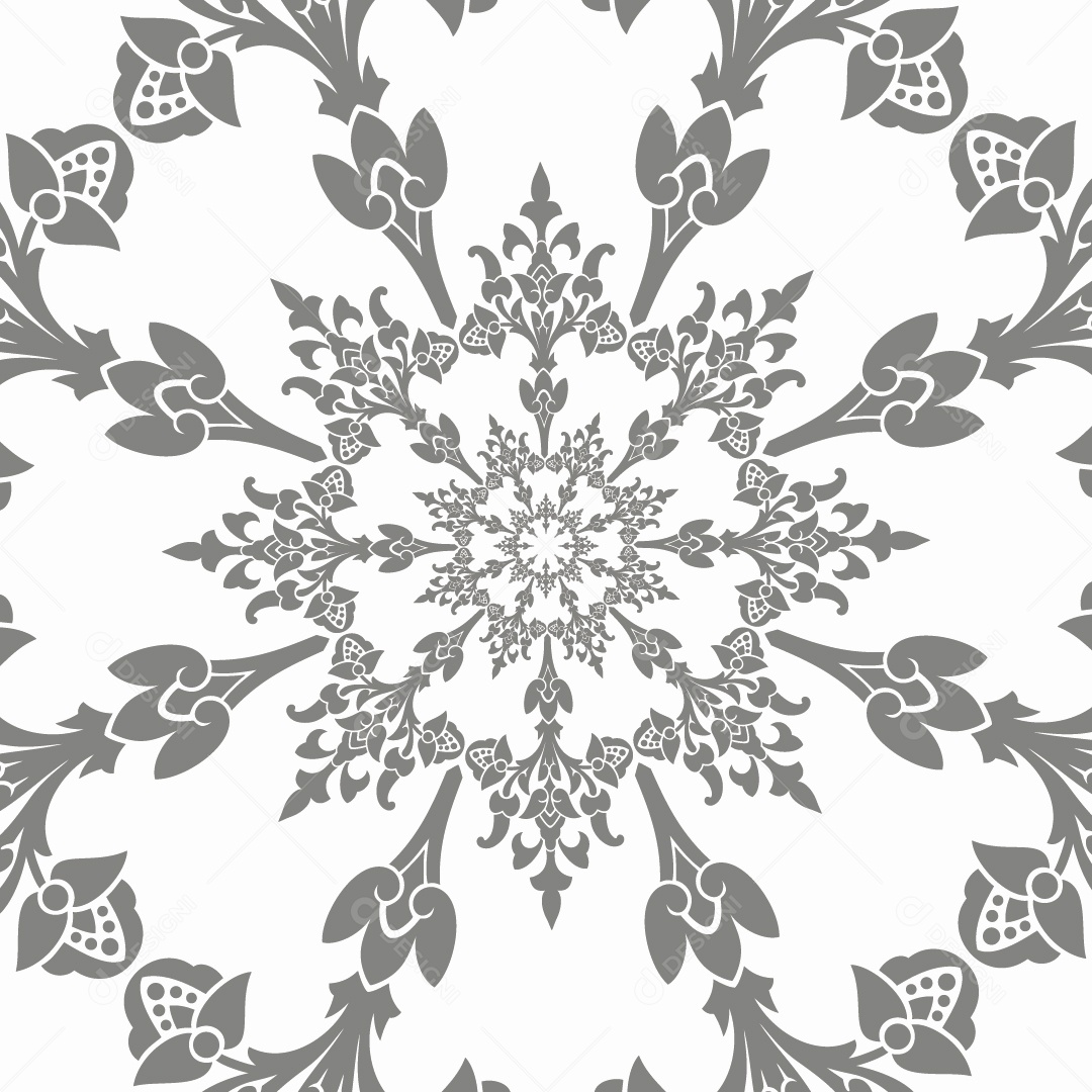 Padrão Ornamental Ilustração Vetor EPS