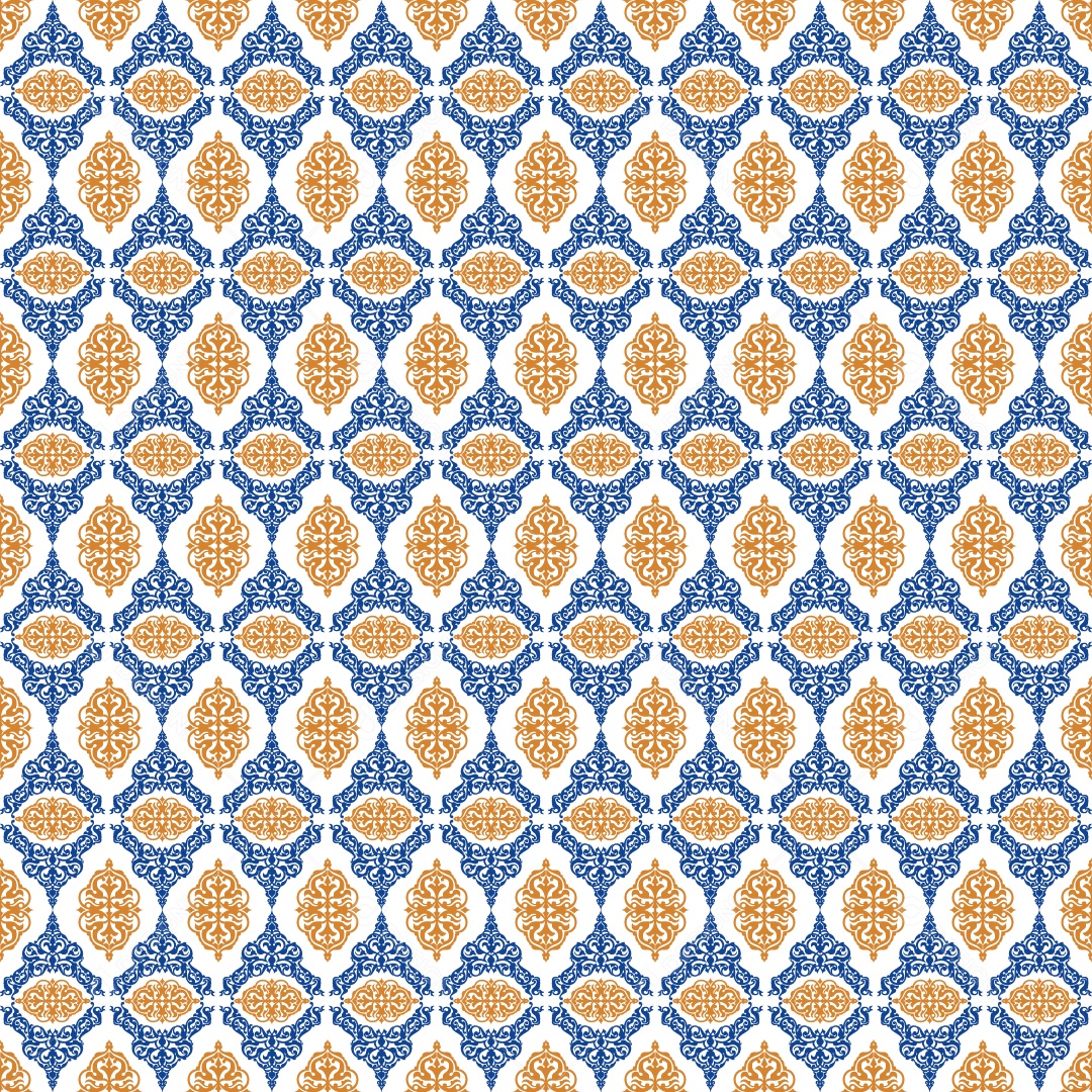 Padrão Ornamental Ilustração Vetor EPS